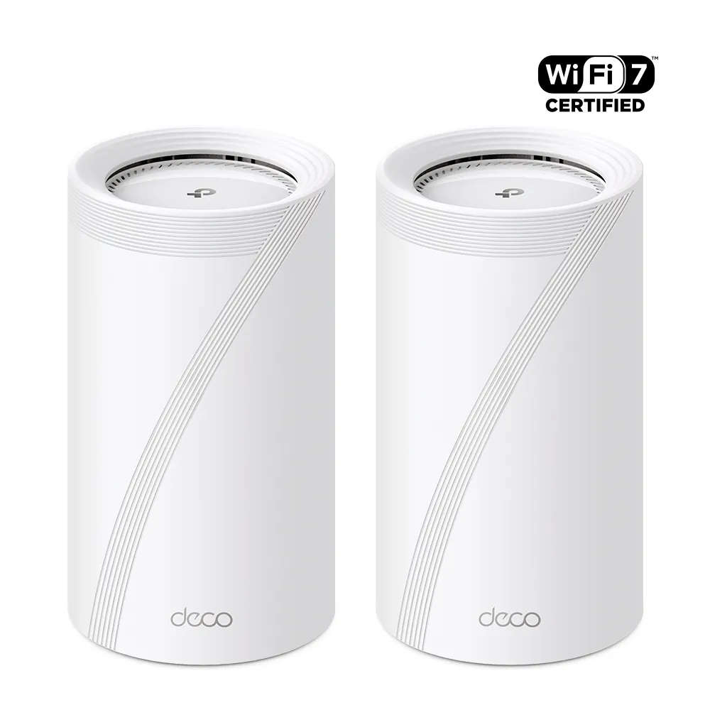 TP-Link Deco Wi-Fi 7 Mesh System (2-pack) | TP-DECOBE85-2P