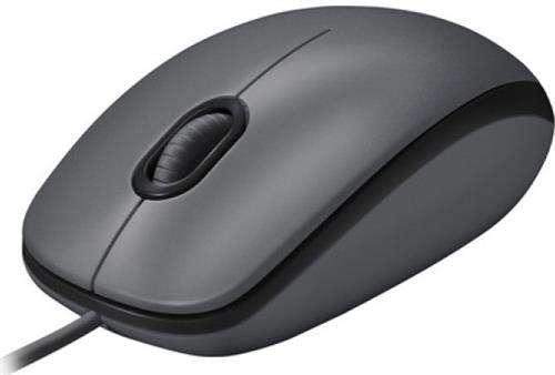 LOGITECH M100 1.8M USB 1,000 DPI OPTICAL MOUSE - BLACK