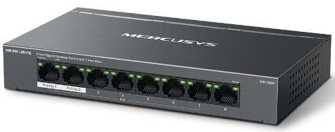 Mercusys 8 Port Gigabit Unmanaged POE Switch