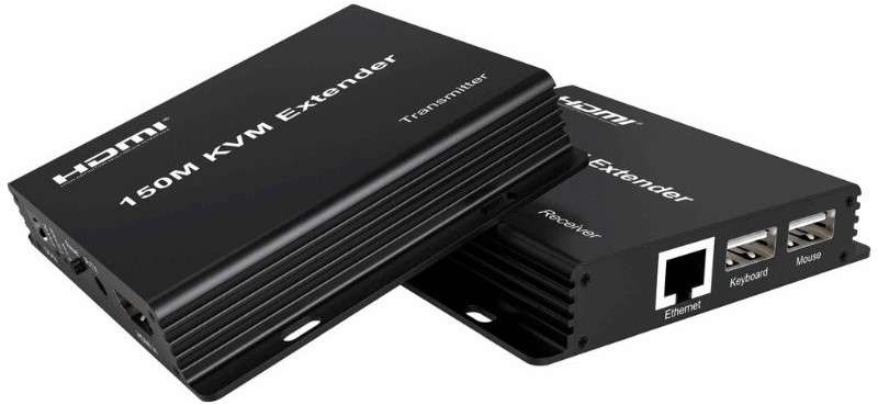 UniQue 150M HDMI KVM IP TR And RX Extender