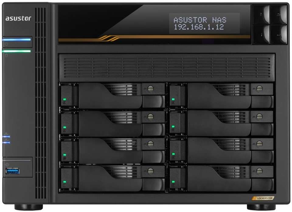 Asustor Lockerstor 8 Bay Gen 3 NAS Enclosure