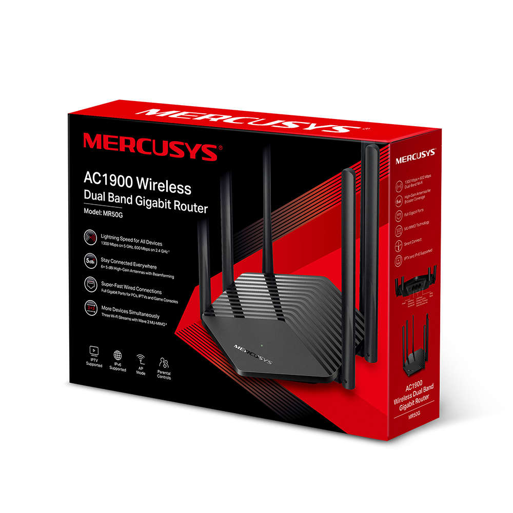 MERCUSYS AC1900 2-PORT WIRELESS DUAL BAND