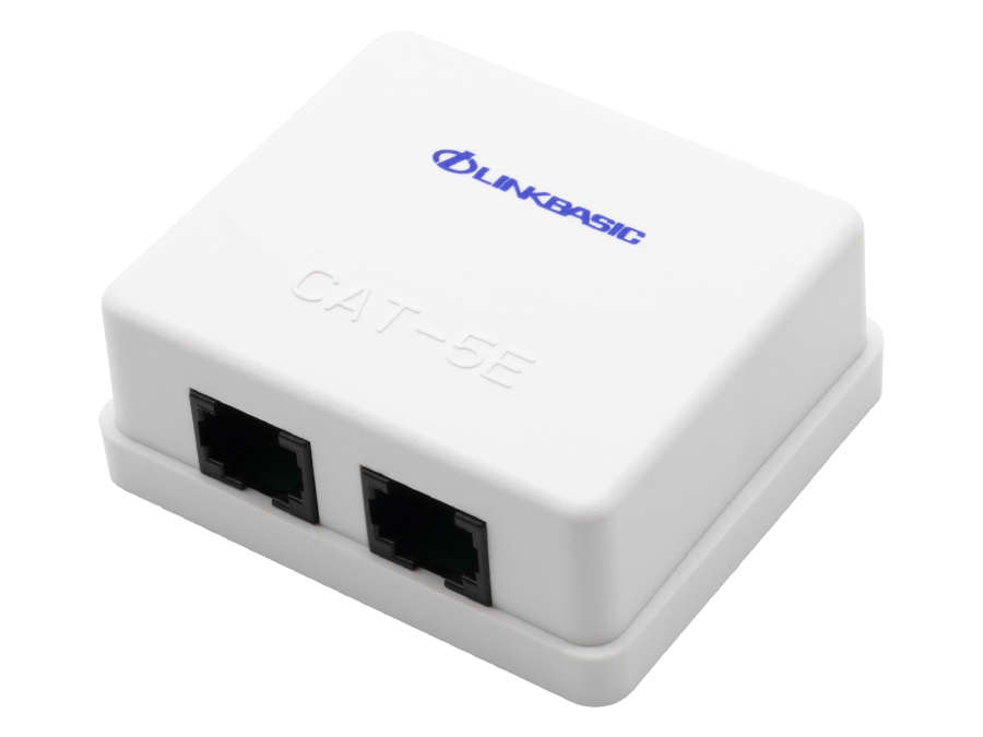 Linkbasic Cat5e Double Surface Mount Box