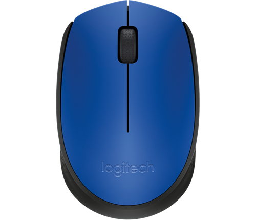LOGITECH M171 WIRELESS MOUSE - BLUE AND BLACK (910-004640)