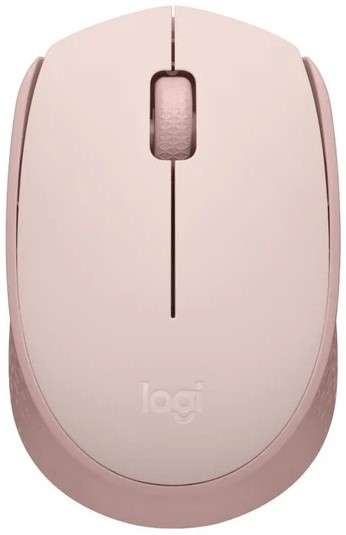 Logitech M171 Wireless Ambidextrous Optical Mouse Rose