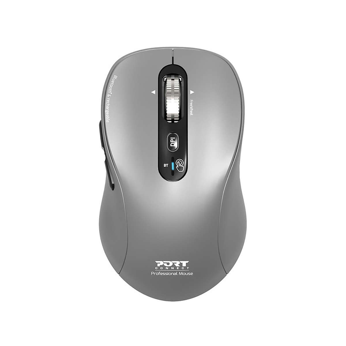 Port Connect Wireless Bluetooth Expert and Mac Mouse - Grey