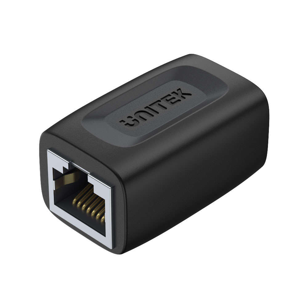 UNITEK RJ45 CAT6 INLINE COUPLER BLACK (A1026BK)