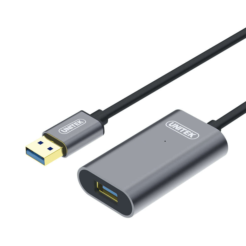 UNITEK 5M USB3.0 ACTIVE EXT CABLE ALUM (Y-3004)