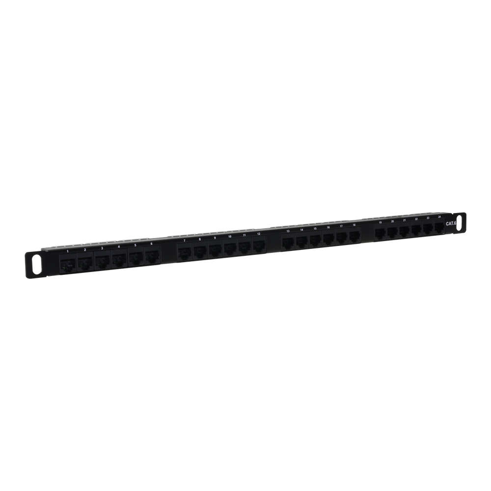 24 PORT PATCH PANEL CAT6 0.5U - FA-2386D-248-C6..