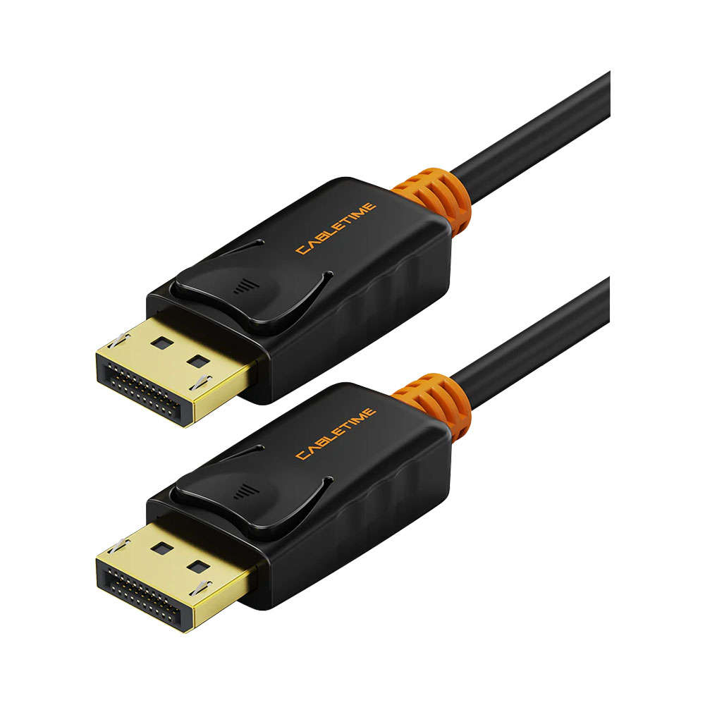 CABLETIME CD21K 1.8M 4K @60HZ DISPLAYPORT 1.2 CABLE (CT-AV585-01G-B1.8)