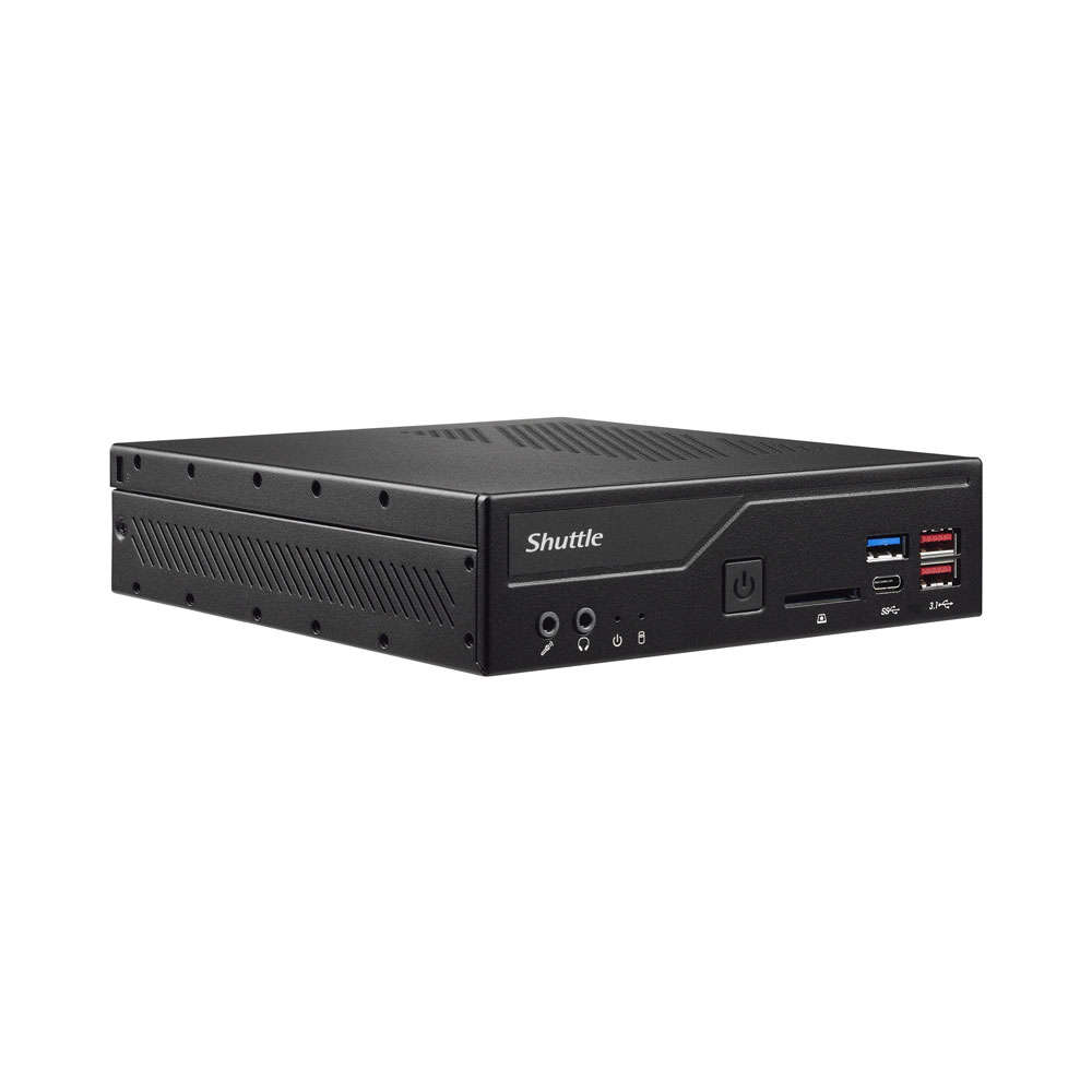 SHUTTLE DH470 XPC SLIM TRIPLE DISPLAY BAREBONE PC  NO CPU WITH DUAL GIGABIT LAN