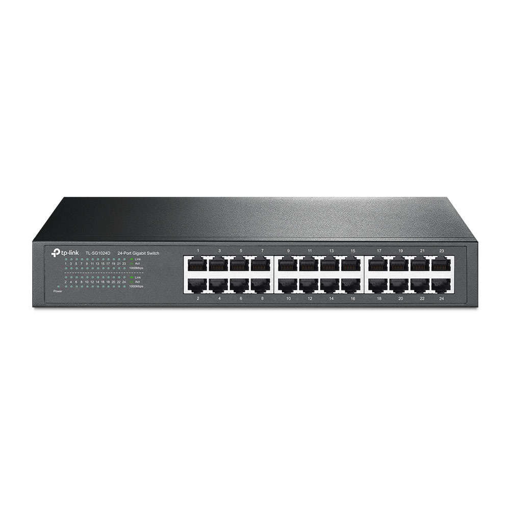 TP-LINK 24-PORT GIGABIT RACKMOUNT SWITCH