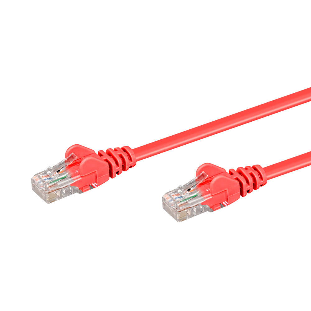 10M CAT5E MOULDED FLYLEAD - RED