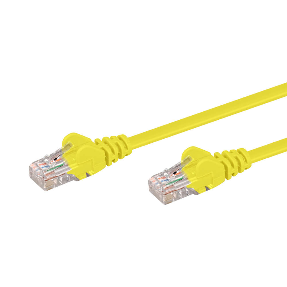 3M CAT5E MOULDED FLYLEAD - YELLOW