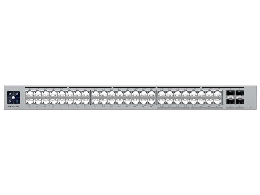 Ubiquiti UniFi Pro Max Switch 48 with 32PoE 16x 2.5Gbps PoE++ 720W
