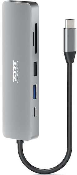 Port Connect 5-in-1 USB Type-C 4K Docking Station