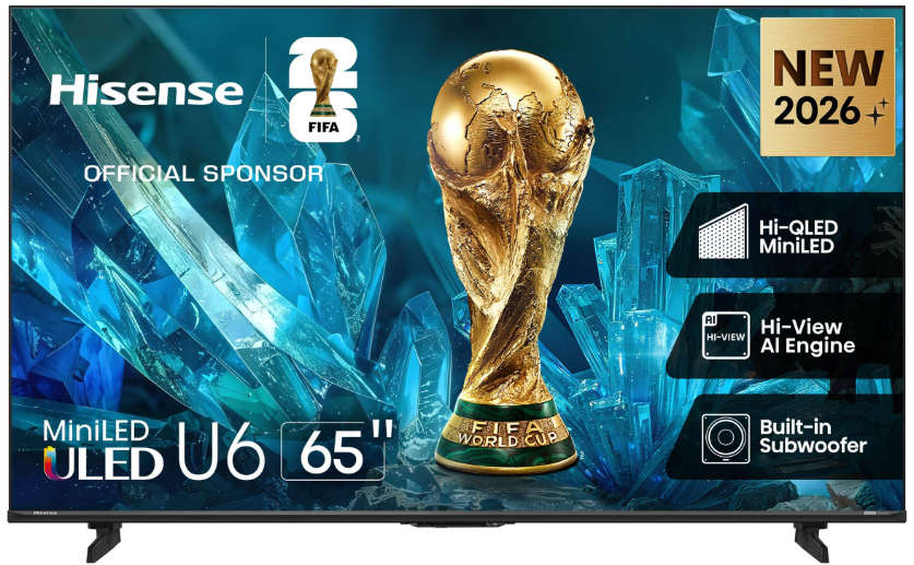 Hisense 65 Inch U6S UHD Mini LED Smart TV