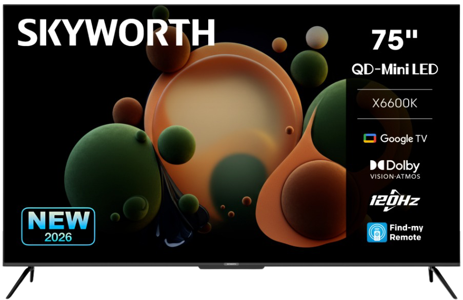 Skyworth 75 Inch UHD Mini LED Google TV