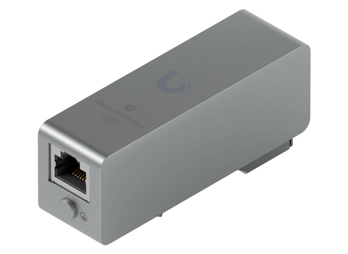 Ubiquiti UniFi 10Gbps PoE++ Single Port Din Rail Surge Protector
