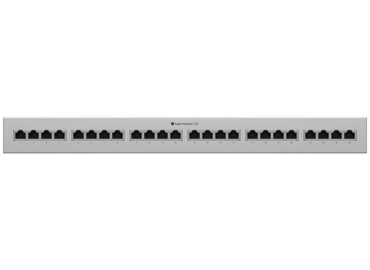 Ubiquiti UniFi 10Gbps PoE++ 24 Port Surge Protector