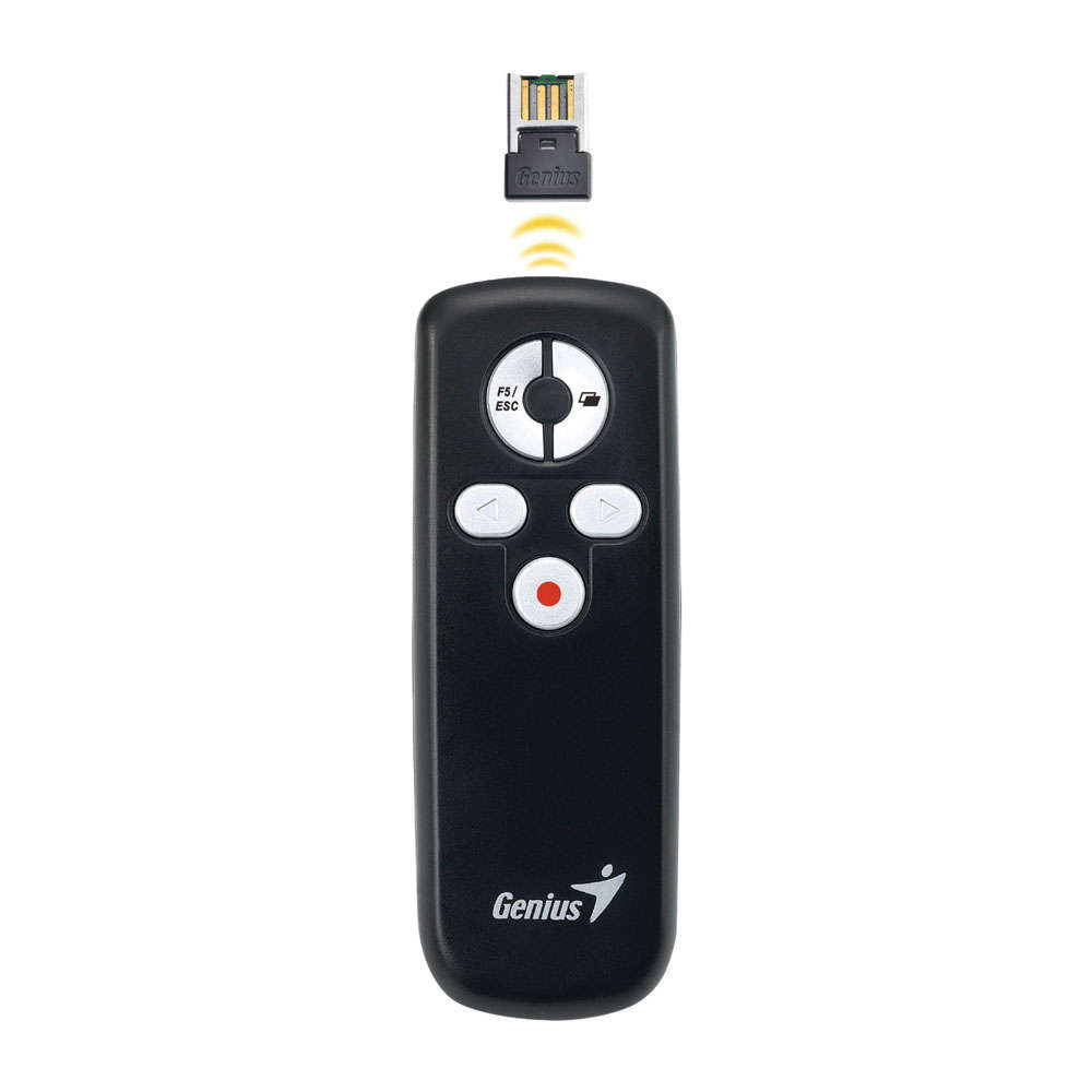 GENIUS 2.4GHZ WIRELESS MEDIA LASER PRESENTER
