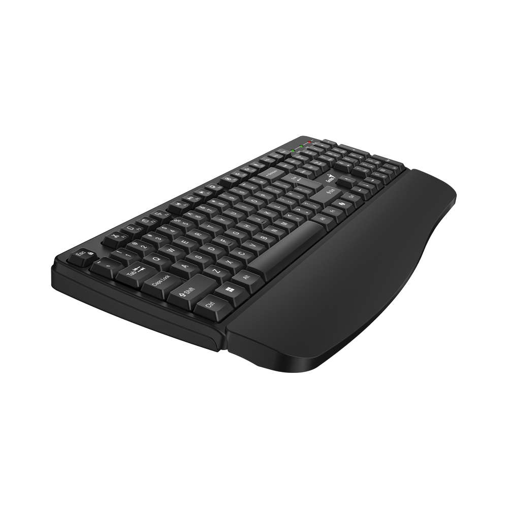 GENIUS 2.4GHZ WIRELESS PALM REST KEYBOARD