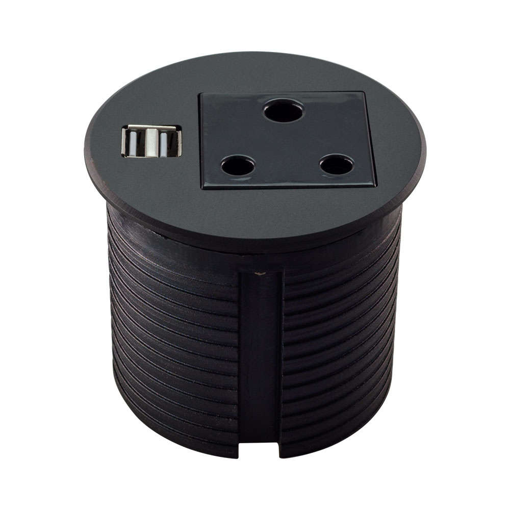 1 X 16A, 1 X 2USB (2.1AMP) CHARGER - 90MM -OLYMPUS
