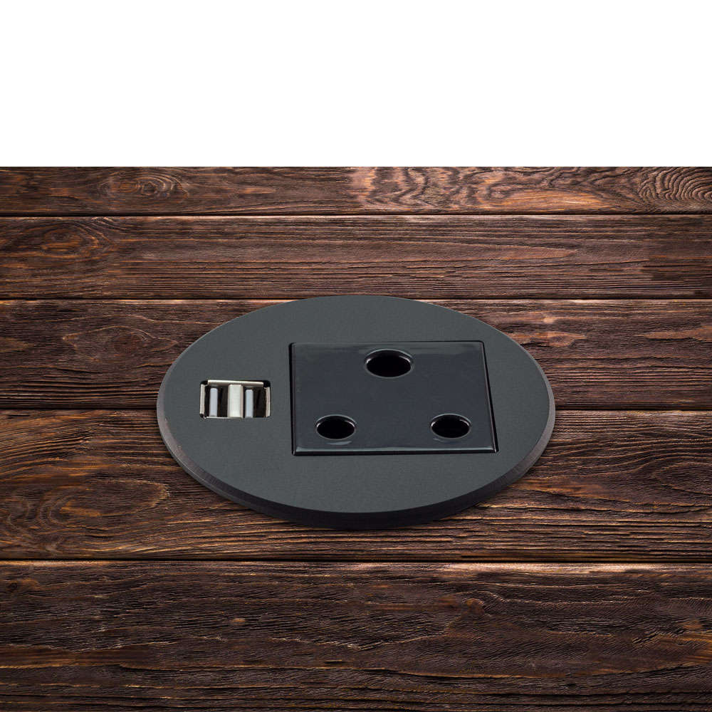 1 X 16A, 1 X 2USB (2.1AMP) CHARGER - 90MM -OLYMPUS