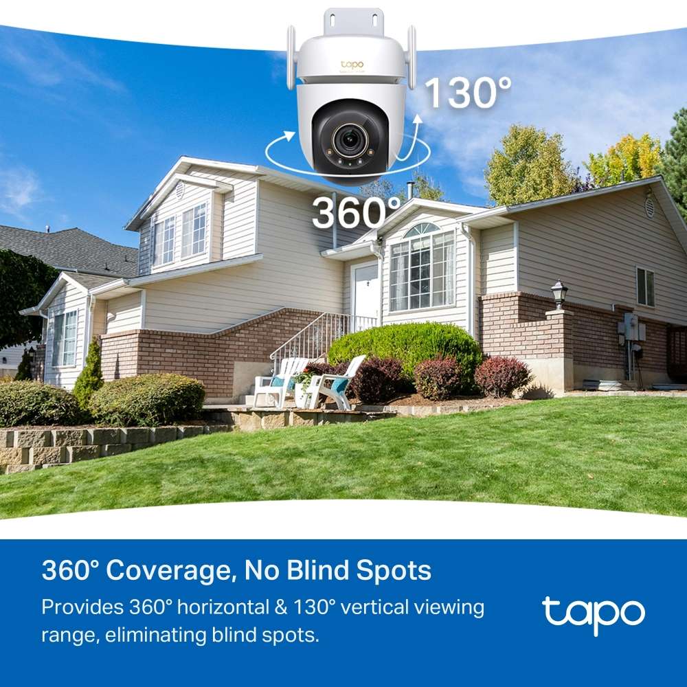 TP-LINK TAPO 3K 5MP PAN TILT WIFI