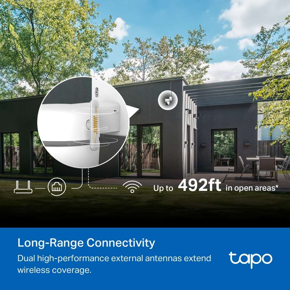 TP-LINK TAPO 3K 5MP PAN TILT WIFI
