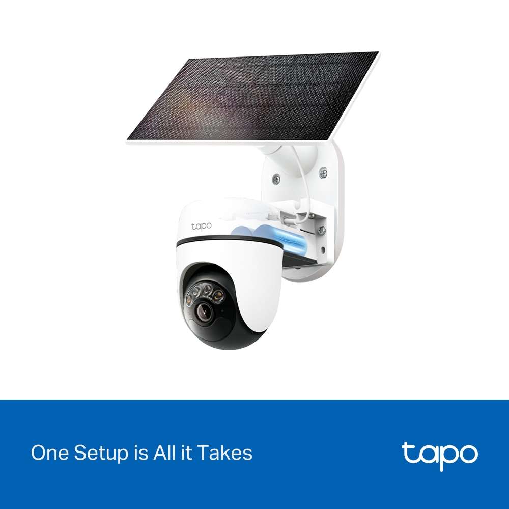 TP-LINK TAPO SOLAR POWER 3K 5MP PAN TILT CAMERA