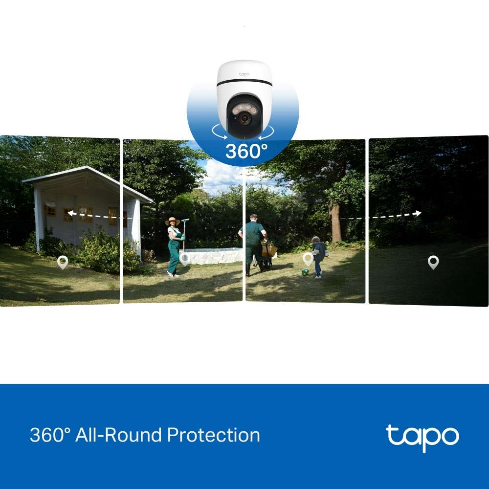 TP-LINK TAPO SOLAR POWER 3K 5MP PAN TILT CAMERA
