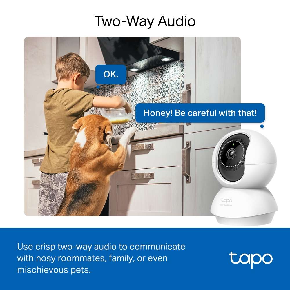 TP-LINK TAPO 3K 5MP PAN TILT WIFI