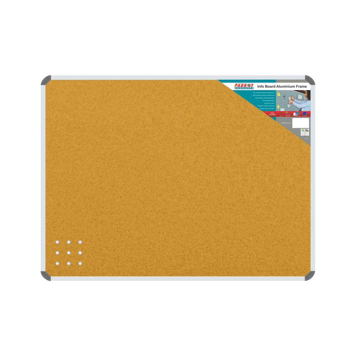 INFO BOARD ALUMINIUM FRAME 600*450MM BEIGE