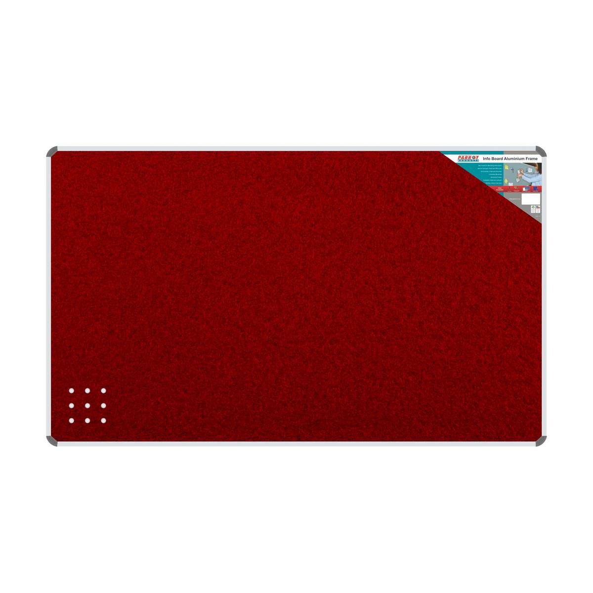 INFO BOARD ALUMINIUM FRAME 1500 * 1200MM BURGANDY