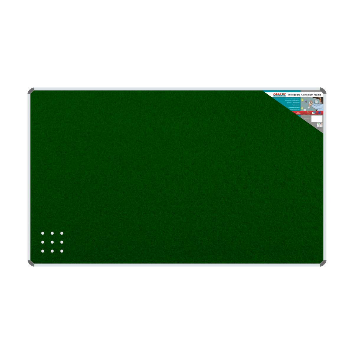 INFO BOARD ALUMINIUM FRAME 2000*1200MM GREEN