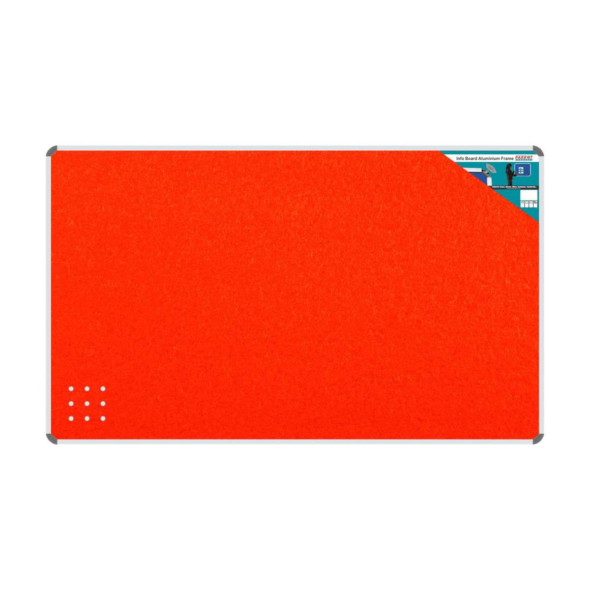 INFO BOARD ALUMINIUM FRAME 2000*1200MM ORANGE