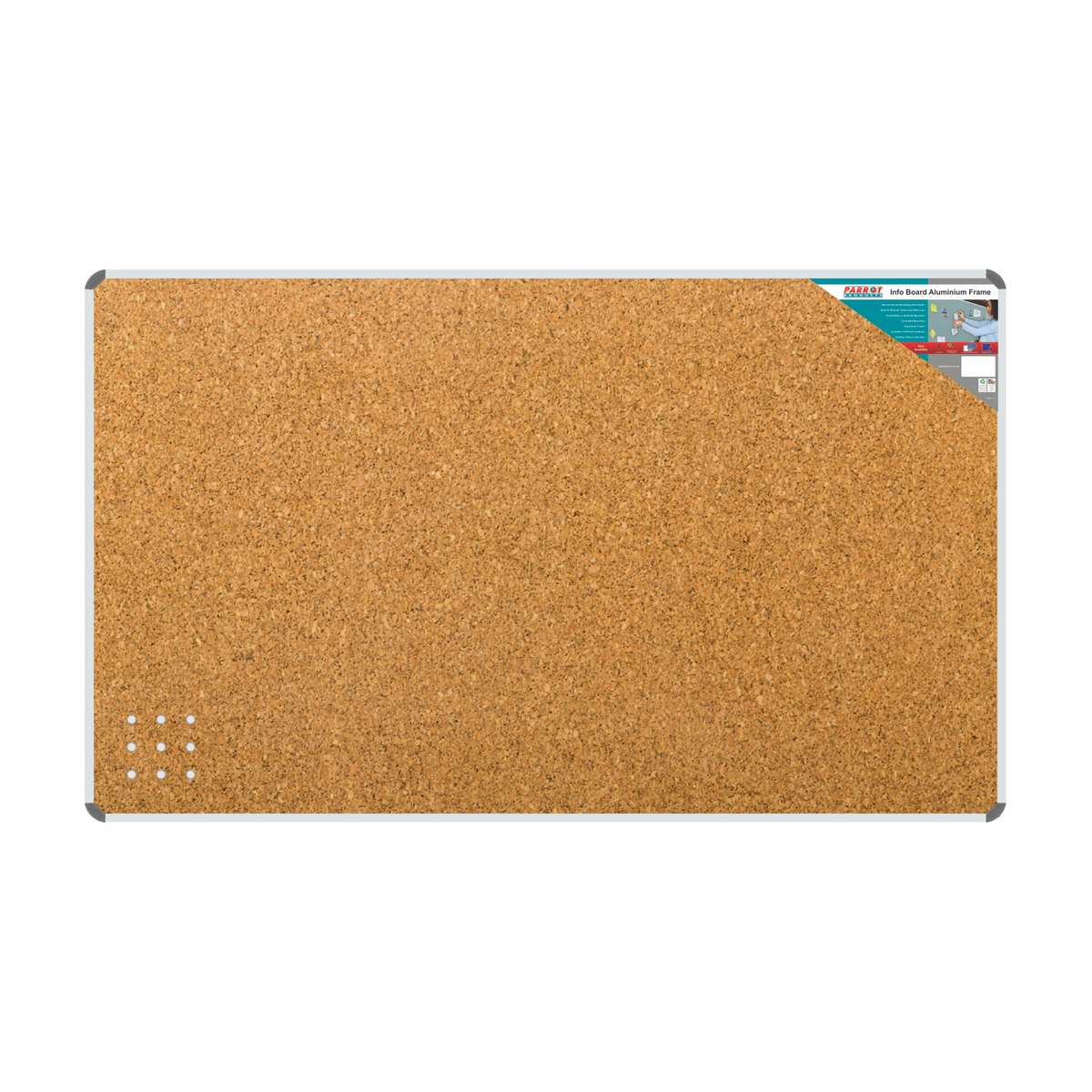 INFO BOARD ALUMINIUM FRAME 3000*1200MM CORK