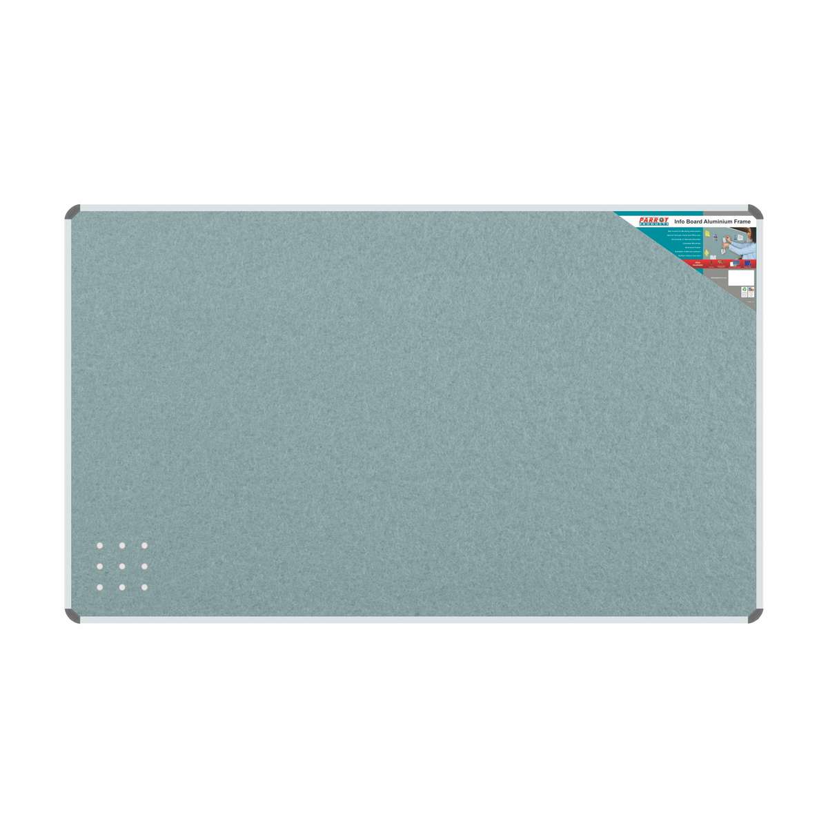 INFO BOARD ALUMINIUM FRAME 3000*1200MM GREY