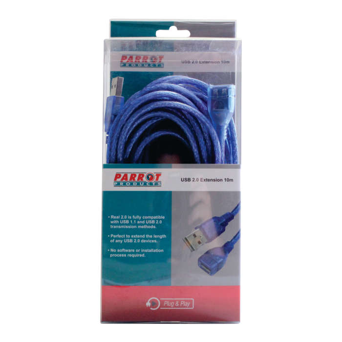 CABLE USB 2.0 EXTENSION 10M