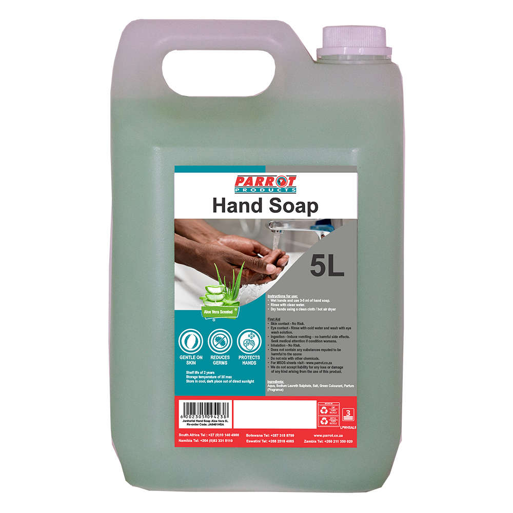 ANTIBACTERIAL HAND SOAP ALOE VERA 5L