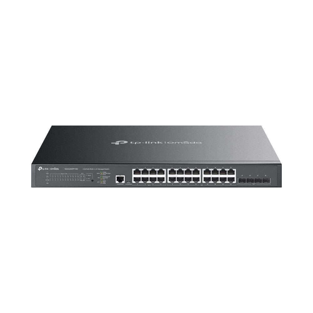 TP-LINK 24-PORT 2.5GB,4P 10GB SFP, L2+ MAN 16P...