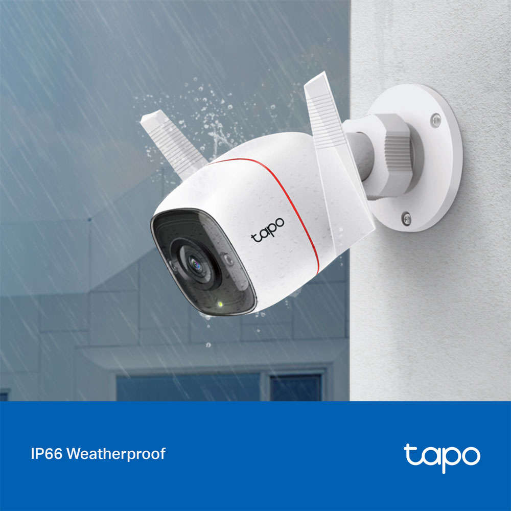 TP-LINK TAPO OUTDOOR SECURITY WIFI CAMERA 2 PACK