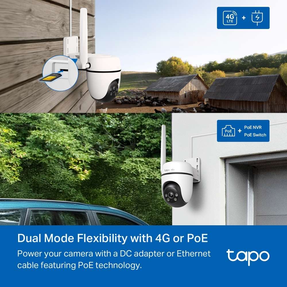 TP-LINK TAPO OUDOOR PAN TILT 4G/LTE CAMERA 1080P