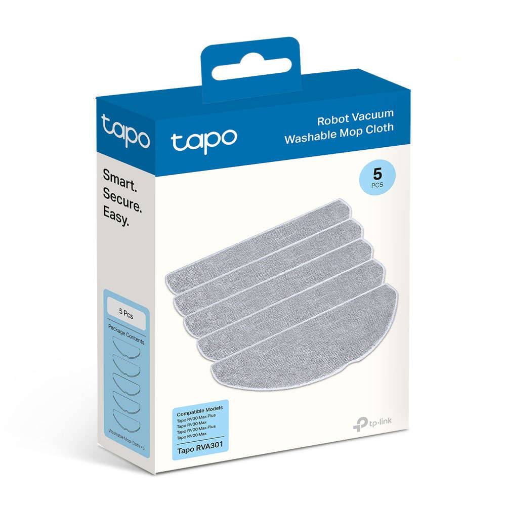 TP-LINK TAPO 5PC WASHABLE MOP CLOTH REPLACEMENT