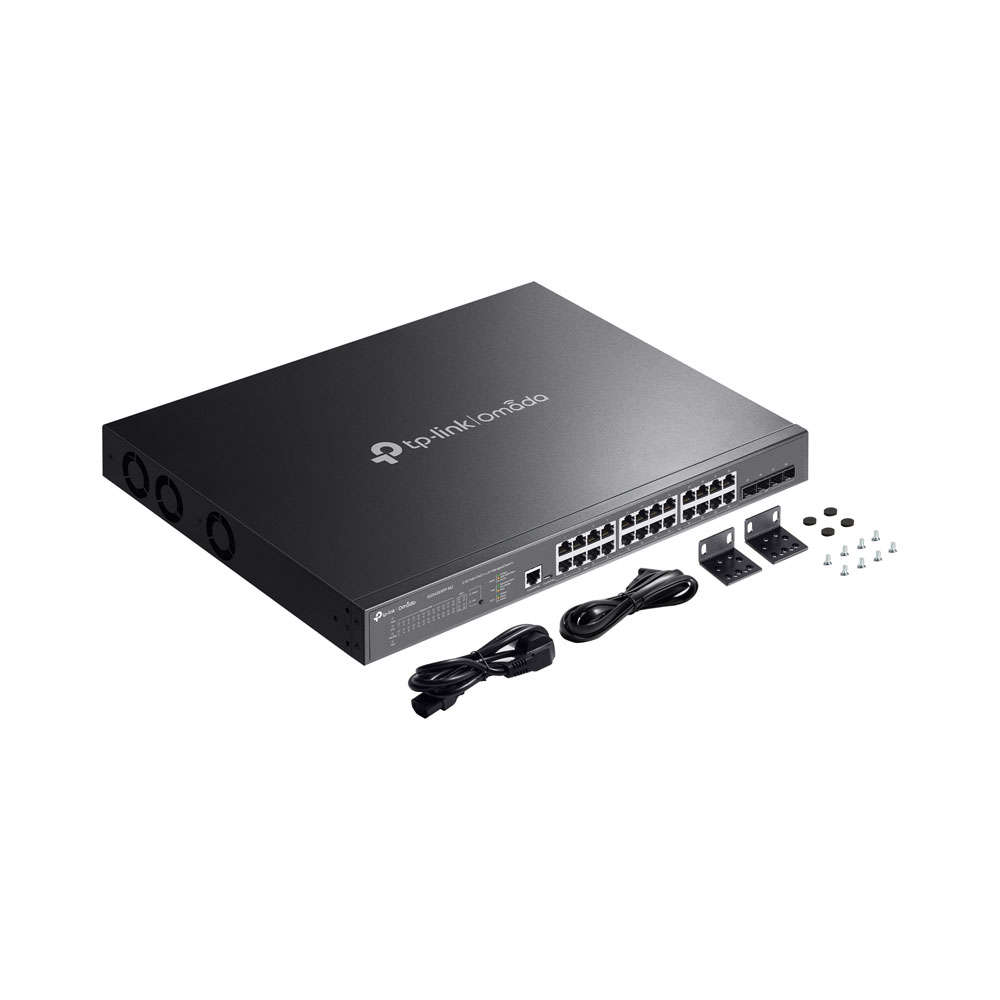 TP-LINK 24-PORT 2.5GB,4P 10GB SFP, L2+ MAN 16P...