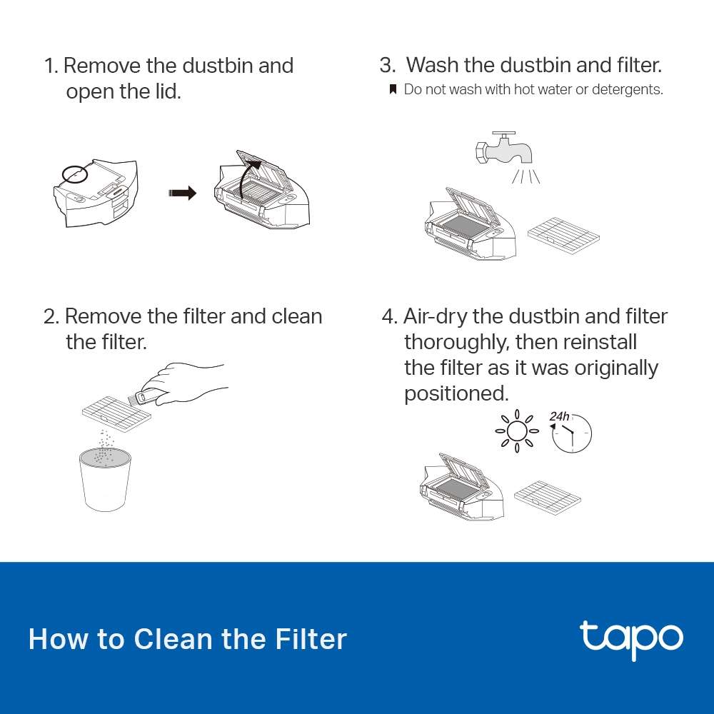TP-LINK TAPO ROBOT VACUUM PART-REPLACEMENT KIT