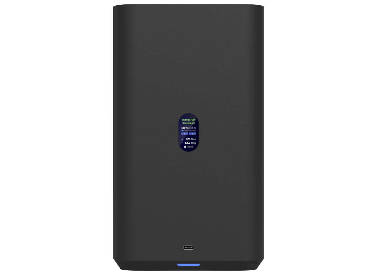 Ubiquiti UniFi Black UNAS 2.5Gbps Ethernet 2x 3.5" HDD bays