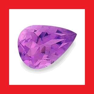 AMETHYST - FINE PURPLE PEAR FACET - 4.26cts