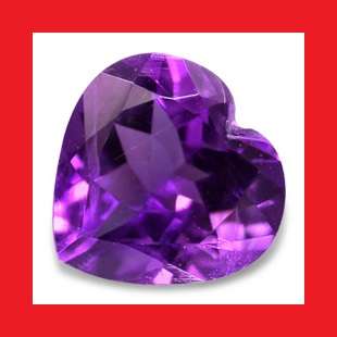 AMETHYST - PURPLE HEART FACET - 0.415cts